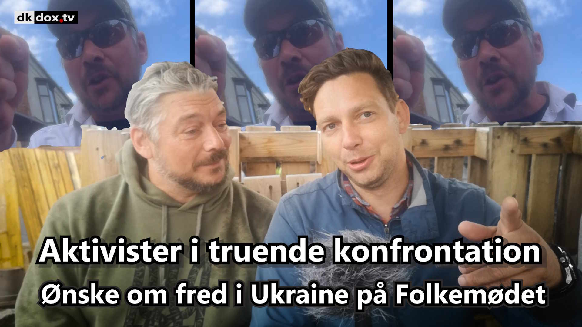 Aktivister i truende konfrontation