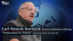 Carl Henrik Rorbeck Kræver friheden tilbage